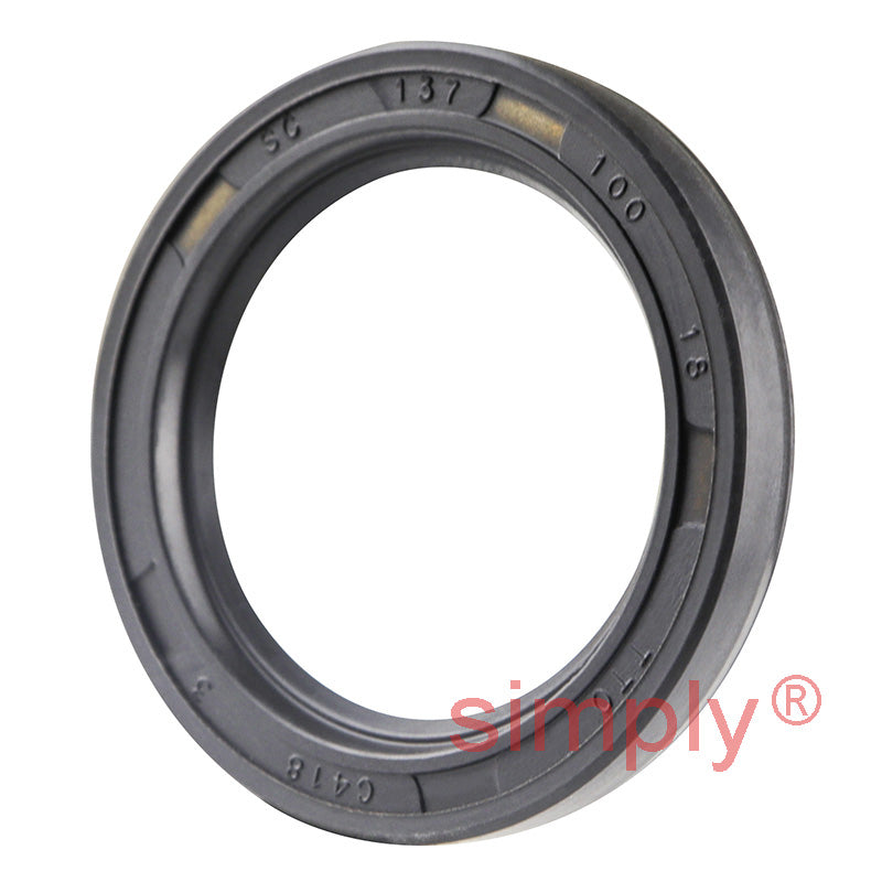 1x1.37x0.18 inch Nitrile Rubber Single Lip Rotary Shaft Oil Seal R21 / SC
