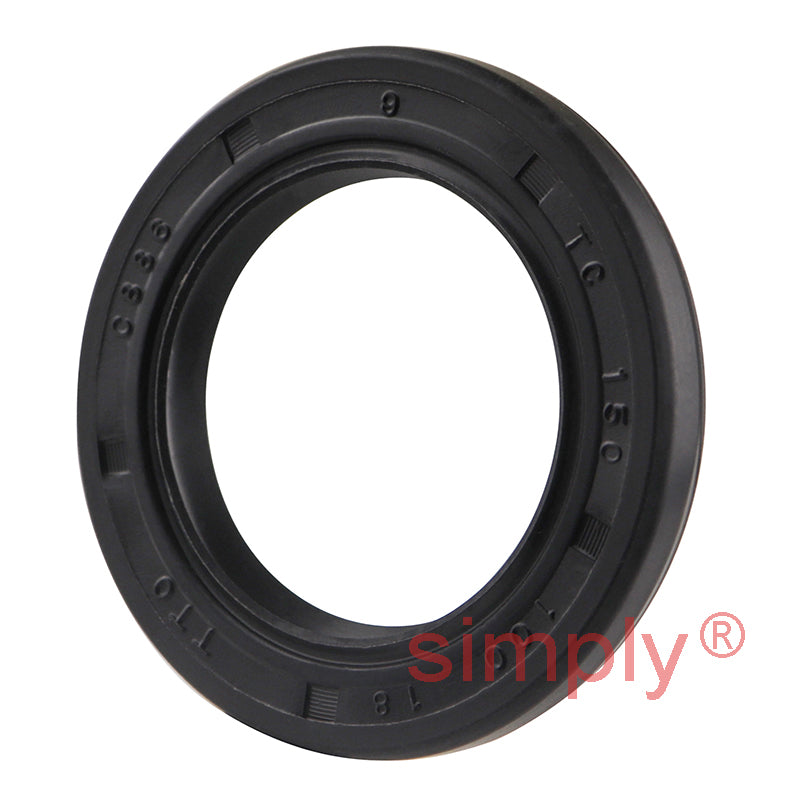 1x1.5x0.18 inch Nitrile Rubber Double Lip Rotary Shaft Oil Seal R23 / TC Style