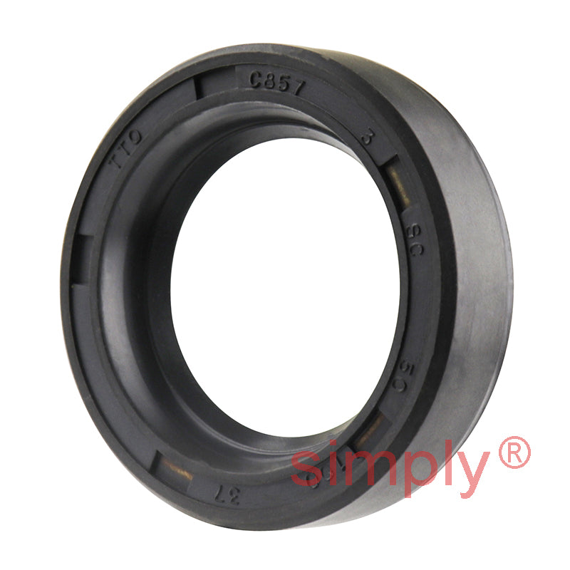1x1.5x0.37 inch Nitrile Rubber Single Lip Rotary Shaft Oil Seal with Garter Spring R21 / SC
