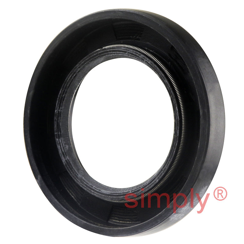 1x1.62x0.25 inch Nitrile Rubber Single Lip Rotary Shaft Oil Seal with Garter Spring R21 / SC