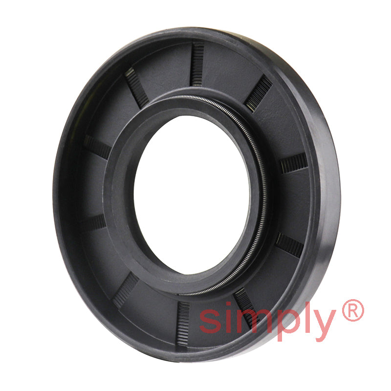 1x2x0.25 inch Nitrile Rubber Double Lip Rotary Shaft Oil Seal with Garter Spring R23 / TC Style