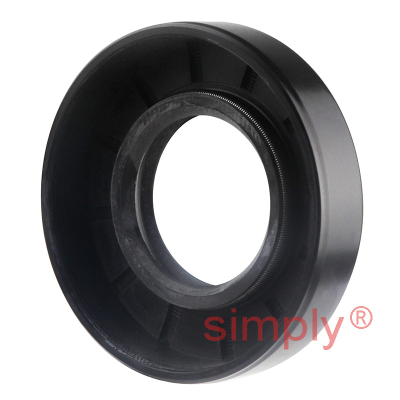 1x2x0.5 inch Nitrile Rubber Double Lip Rotary Shaft Oil Seal with Garter Spring R23 / TC Style