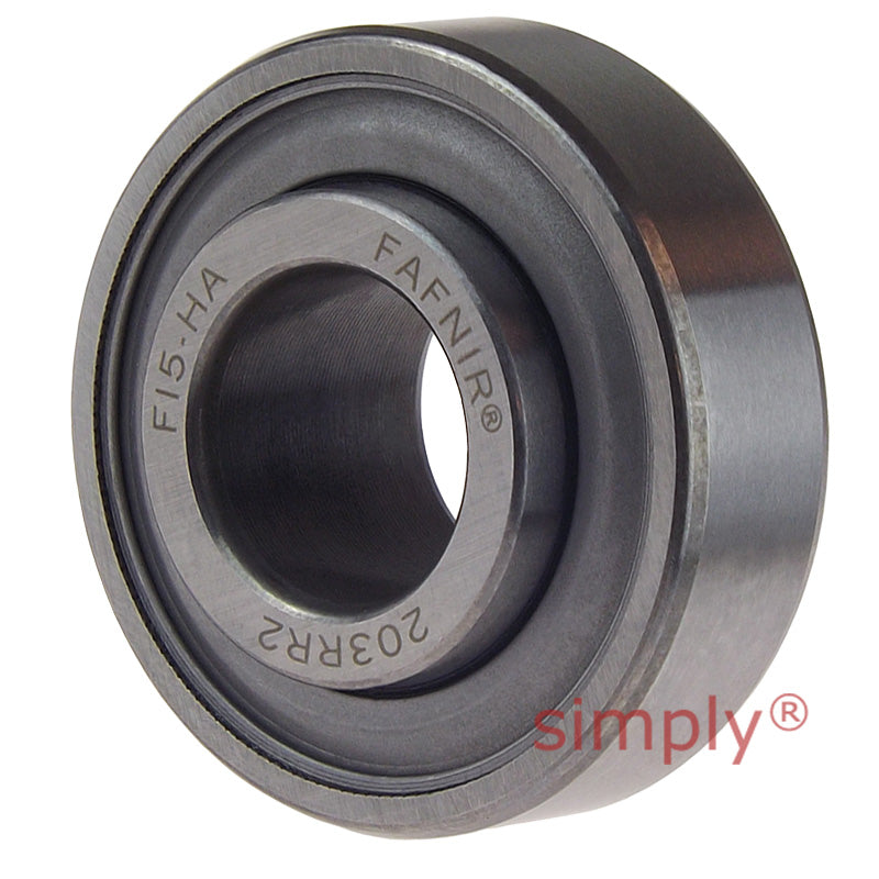 Major Branded 203RR2 Rubber Sealed Deep Groove Ball Bearing 16.25x40x18.28mm