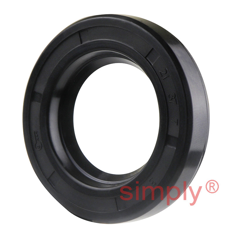21x37x7mm Nitrile Rubber Single Lip Rotary Shaft Oil Seal with Garter Spring SC / R21