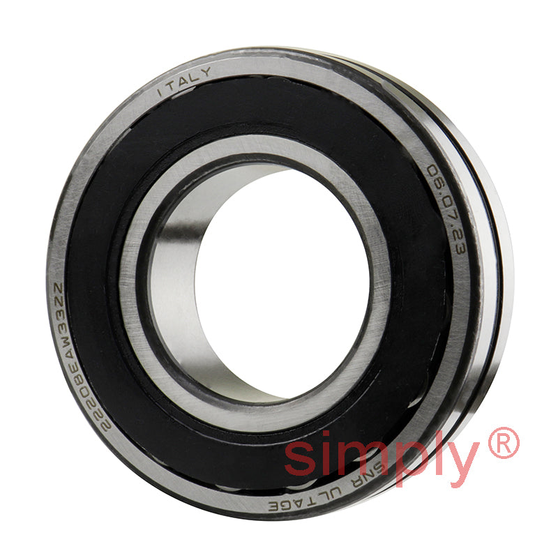 SNR 22208EAW33ZZ Metal Shielded Spherical Roller Bearing with Cylindrical Bore 40x80x23mm Allow 1 - 2 Days