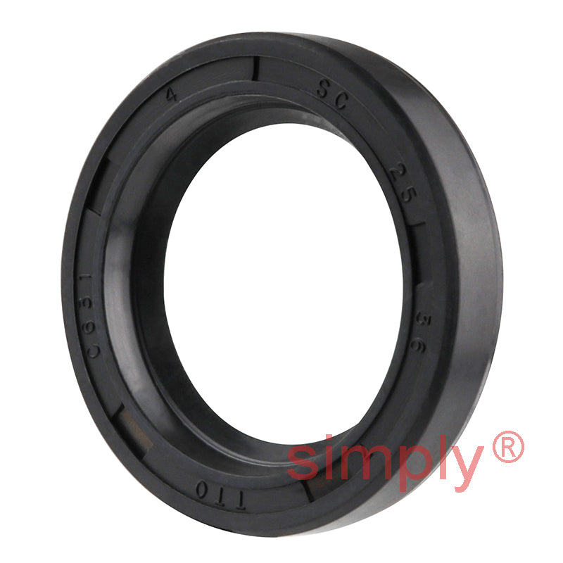 25x36x7mm Nitrile Rubber Single Lip Rotary Shaft Oil Seal with Garter Spring SC / R21