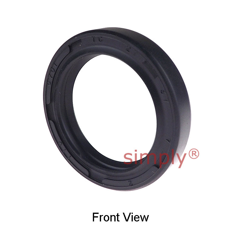 27x37x7mm Nitrile Rubber Double Lip Rotary Shaft Oil Seal with Garter Spring TC / R23