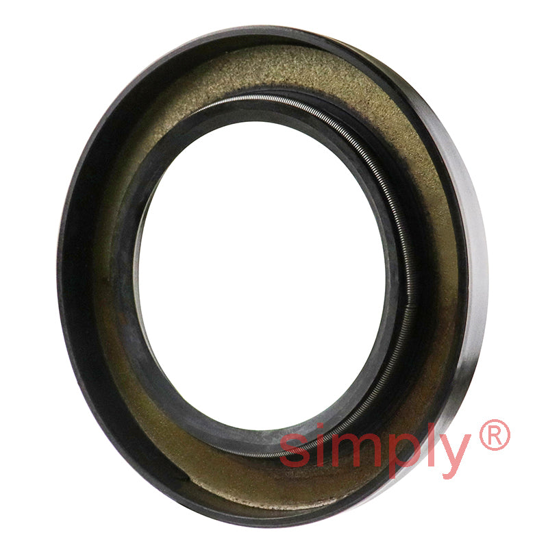 2.06x3.18x0.37 inch Nitrile Rubber Single Lip Rotary Shaft Oil Seal with Garter Spring R21 / SC