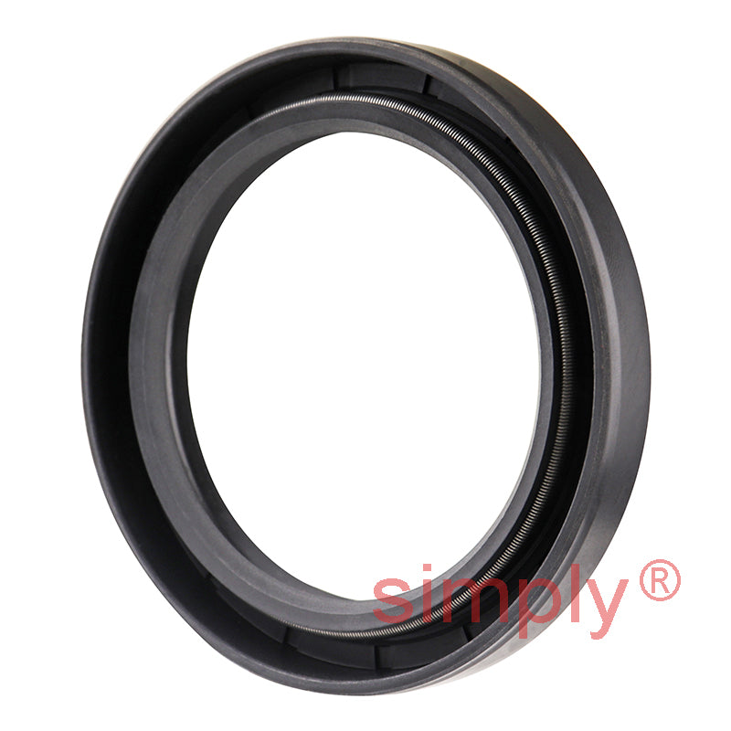 2.12x2.87x0.37 inch Nitrile Rubber Double Lip Rotary Shaft Oil Seal with Garter Spring R23 / TC Style