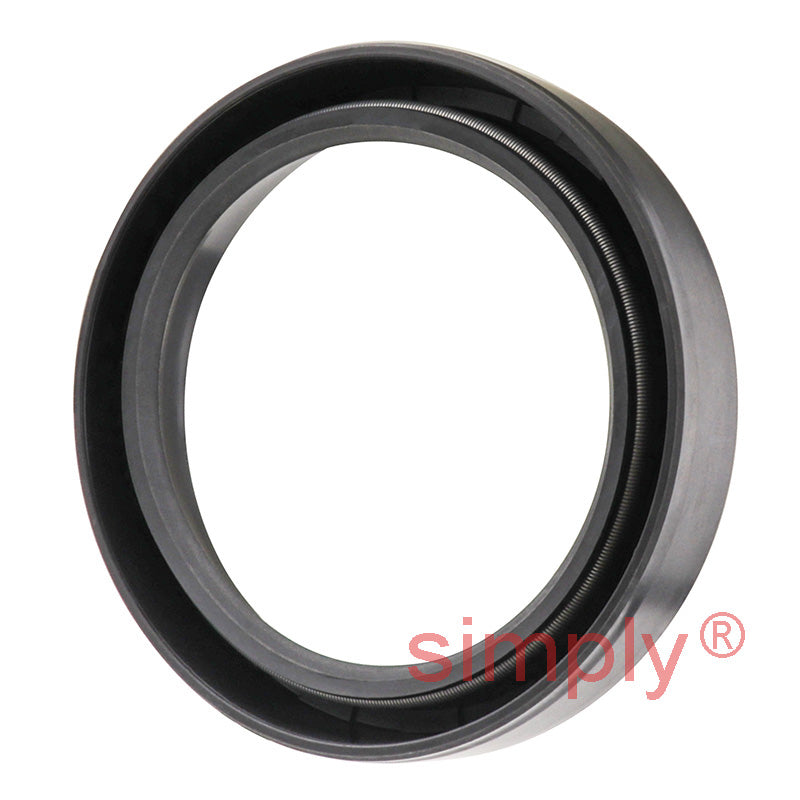 2.18x2.87x0.5 inch Nitrile Rubber Single Lip Rotary Shaft Oil Seal with Garter Spring R21 / SC