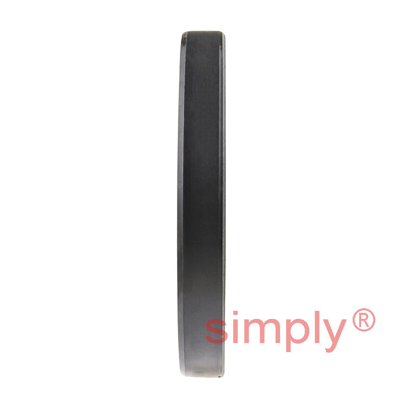 2.18x3x0.37 inch Nitrile Rubber Single Lip Rotary Shaft Oil Seal with Garter Spring R21 / SC