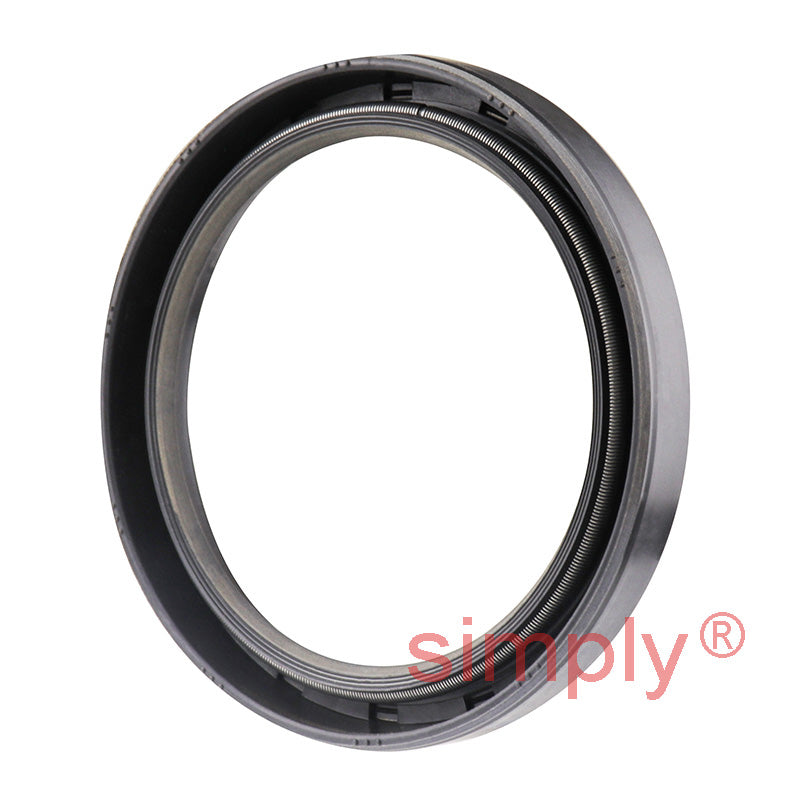 2.25x2.87x0.37 inch Nitrile Rubber Single Lip Rotary Shaft Oil Seal with Garter Spring R21 / SC