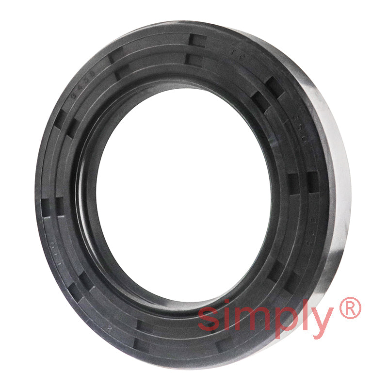 2.25x3.5x0.5 inch Nitrile Rubber Double Lip Rotary Shaft Oil Seal with Garter Spring R23 / TC Style