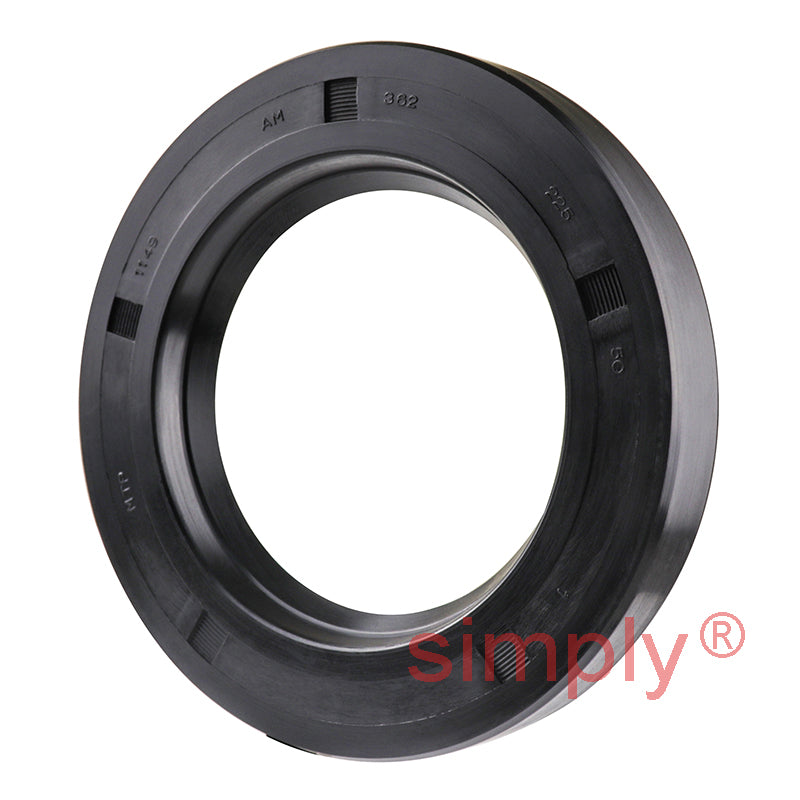 2.25x3.62x0.5 inch Nitrile Rubber Single Lip Rotary Shaft Oil Seal with Garter Spring R21 / SC