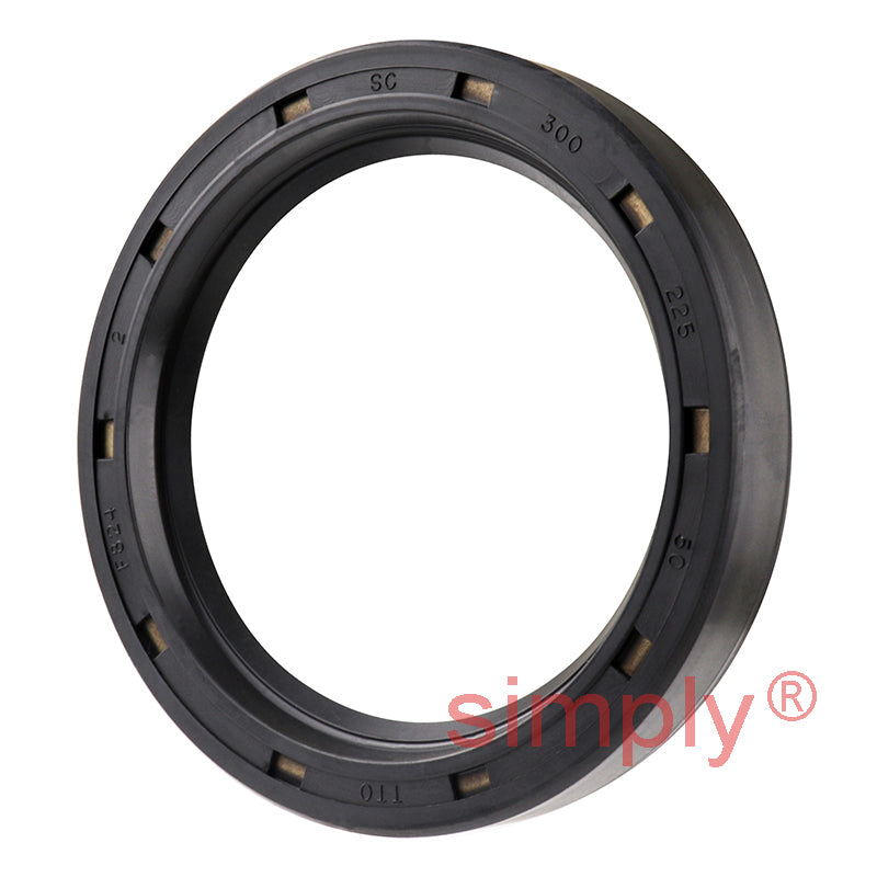 2.25x3x0.5 inch Nitrile Rubber Single Lip Rotary Shaft Oil Seal with Garter Spring R21 / SC