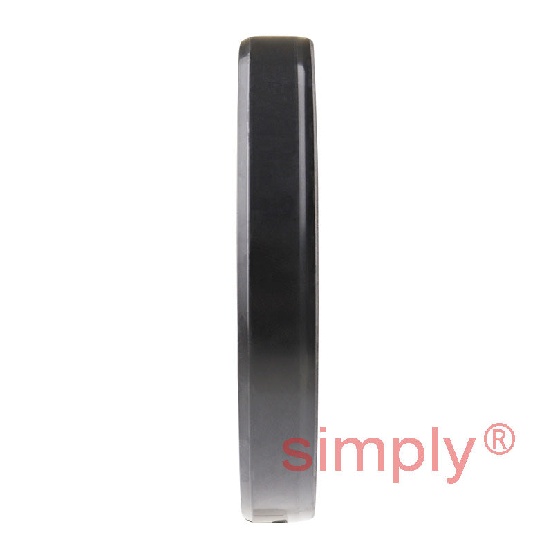 2.37x3.37x0.5 inch Nitrile Rubber Double Lip Rotary Shaft Oil Seal with Garter Spring R23 / TC Style