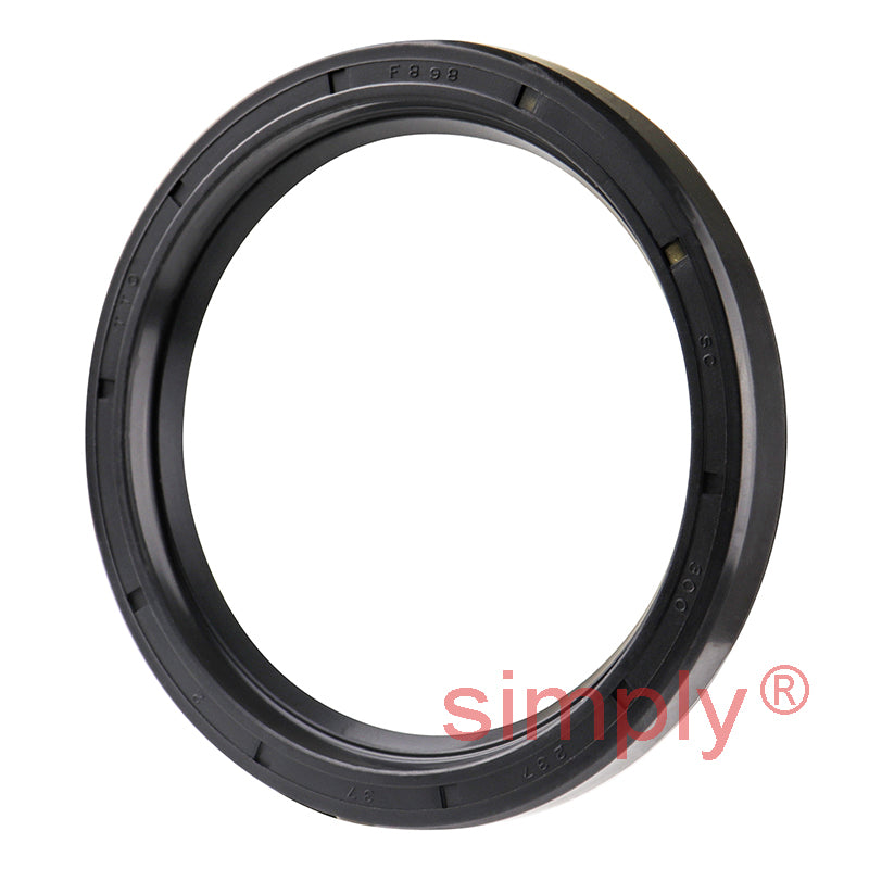 2.37x3x0.37 inch Nitrile Rubber Single Lip Rotary Shaft Oil Seal with Garter Spring R21 / SC
