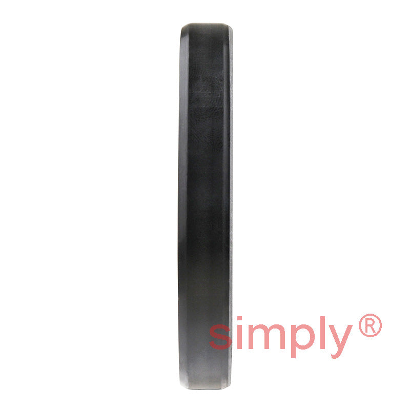 2.43x3.25x0.37 inch Nitrile Rubber Single Lip Rotary Shaft Oil Seal with Garter Spring R21 / SC