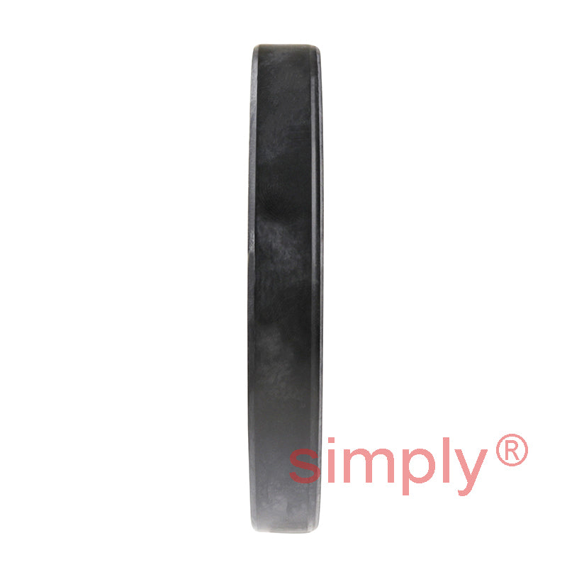 2.43x3.25x0.43 inch Nitrile Rubber Double Lip Rotary Shaft Oil Seal with Garter Spring R23 / TC Style