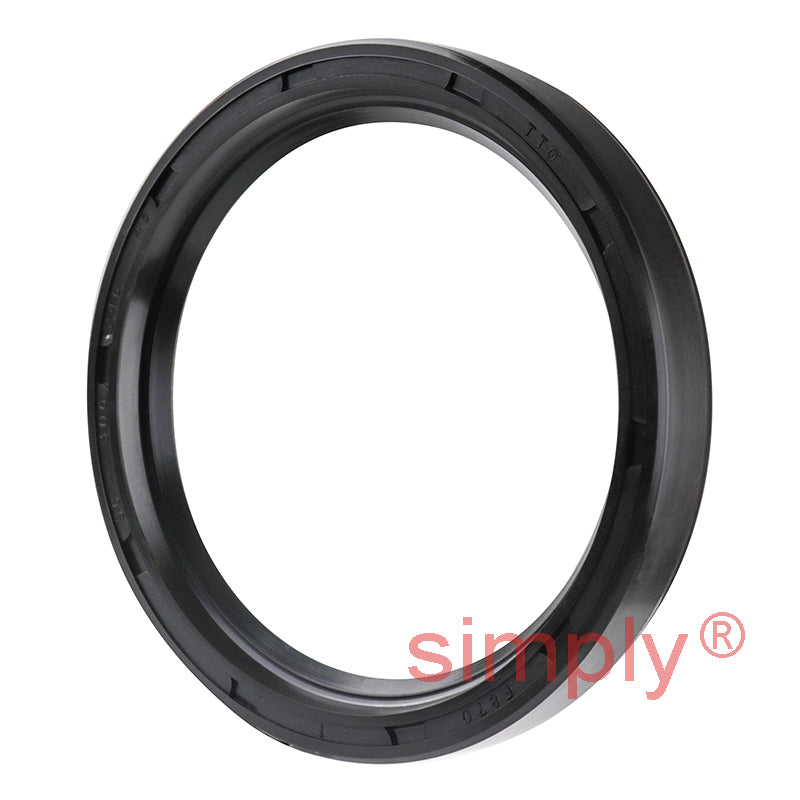 2.46x3.06x0.43 inch Nitrile Rubber Single Lip Rotary Shaft Oil Seal with Garter Spring R21 / SC