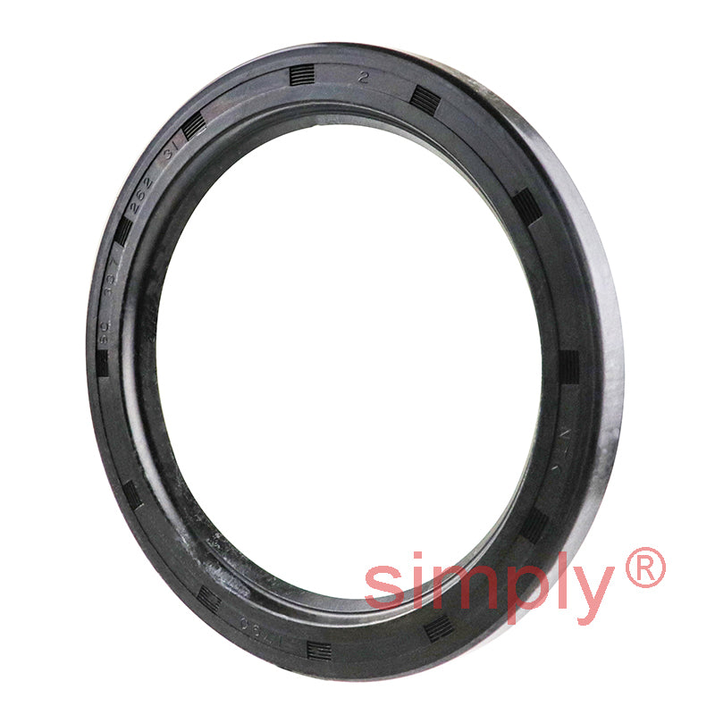 2.62x3.37x0.31 inch Nitrile Rubber Single Lip Rotary Shaft Oil Seal with Garter Spring R21 / SC Style
