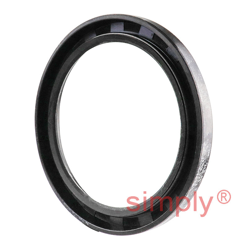 2.62x3.37x0.31 inch Nitrile Rubber Single Lip Rotary Shaft Oil Seal with Garter Spring R21 / SC Style