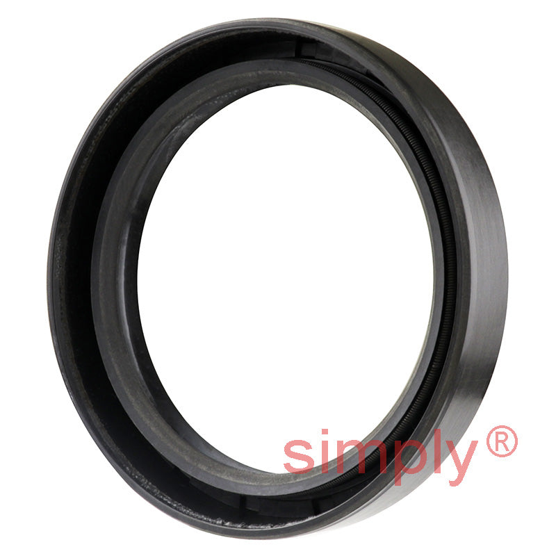 2.62x3.37x0.56 inch Nitrile Rubber Double Lip Rotary Shaft Oil Seal with Garter Spring R23 / TC Style
