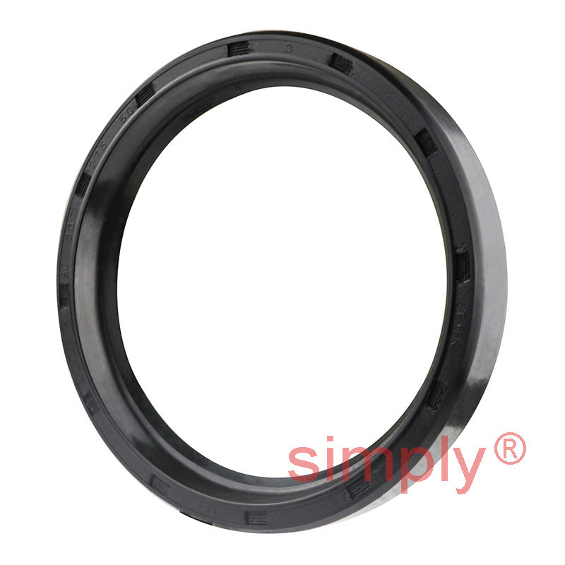 2.75x3.37x0.5 inch Nitrile Rubber Single Lip Rotary Shaft Oil Seal with Garter Spring R21 / SC Style
