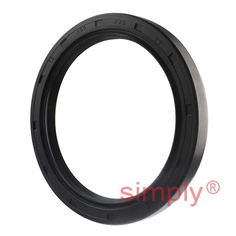 2.75x3.5x0.37 inch Nitrile Rubber Double Lip Rotary Shaft Oil Seal with Garter Spring R23 / TC Style