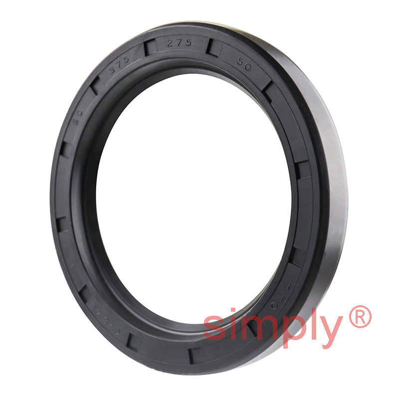 2.75x3.75x0.5 inch Nitrile Rubber Single Lip Rotary Shaft Oil Seal with Garter Spring R21 / SC