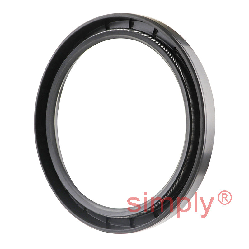 2.87x3.62x0.37 inch Nitrile Rubber Single Lip Rotary Shaft Oil Seal with Garter Spring R21 / SC
