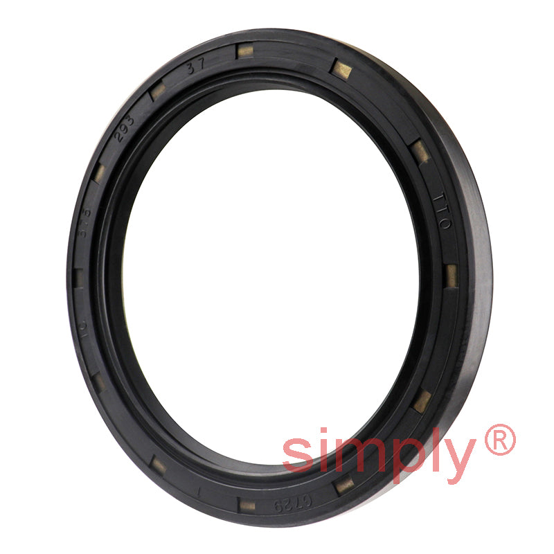 2.93x3.75x0.37 inch Nitrile Rubber Double Lip Rotary Shaft Oil Seal with Garter Spring R23 / TC Style