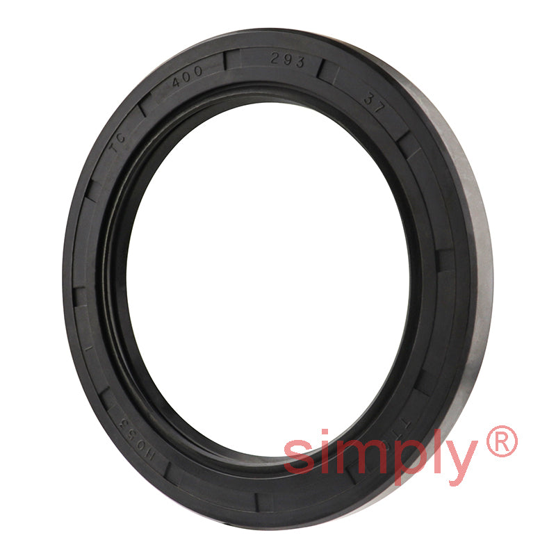 2.93x4x0.37 inch Nitrile Rubber Double Lip Rotary Shaft Oil Seal with Garter Spring R23 / TC Style
