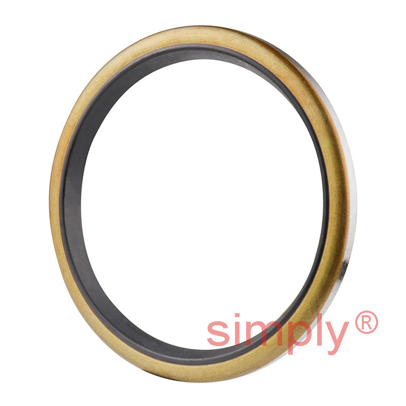 2x2.37x0.18 inch Metal Cased Nitrile Rubber Rotary Shaft Oil Seal Springless Design VB Style