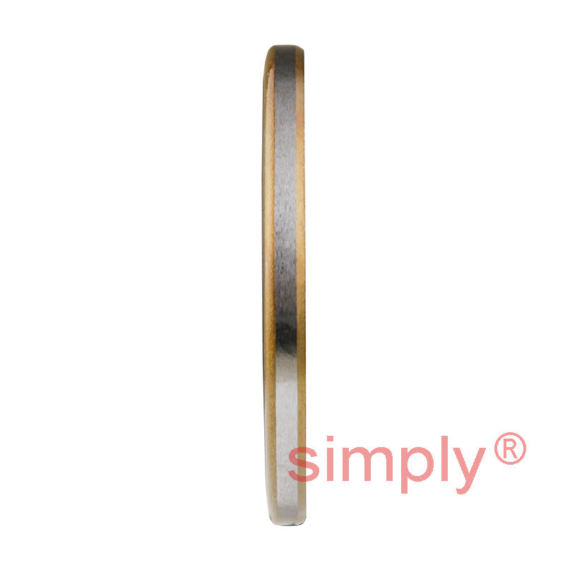 2x2.37x0.18 inch Metal Cased Nitrile Rubber Rotary Shaft Oil Seal Springless Design VB Style