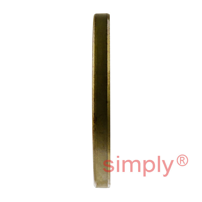 2x2.68x0.25 inch Metal Cased Nitrile Rubber Rotary Shaft Oil Seal Springless Design VB Style