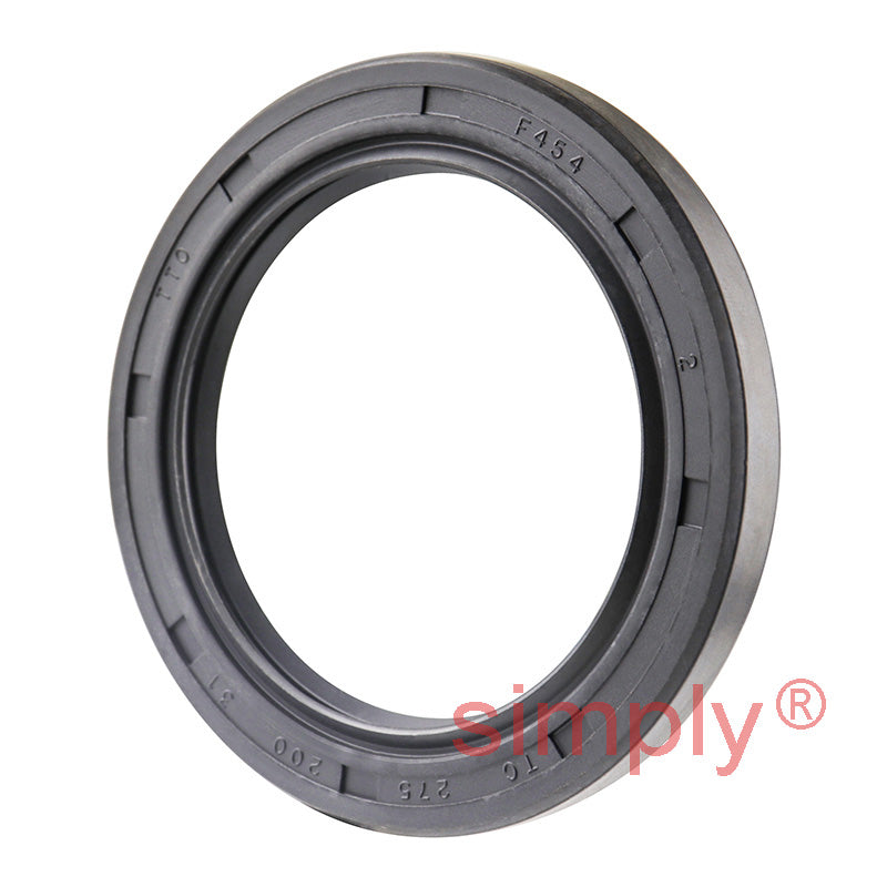 2x2.75x0.31 inch Nitrile Rubber Double Lip Rotary Shaft Oil Seal with Garter Spring R23 / TC Style