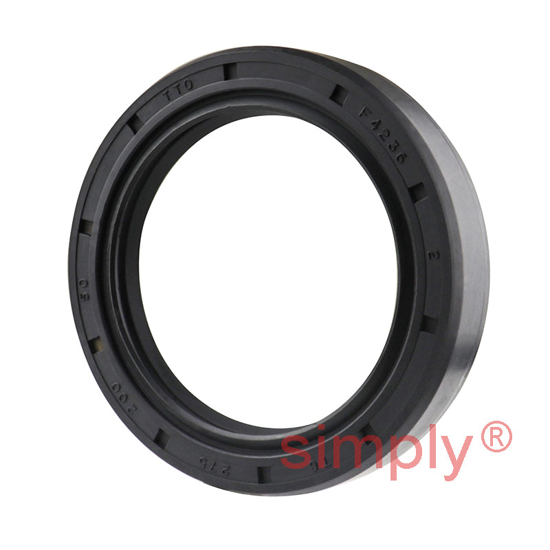 2x2.75x0.5 inch Nitrile Rubber Double Lip Rotary Shaft Oil Seal with Garter Spring R23 / TC Style