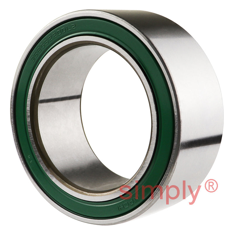 35BG52202DL Major Branded Rubber Sealed Air Conditioner Double Row Deep Groove Ball Bearing 35x52x20mm