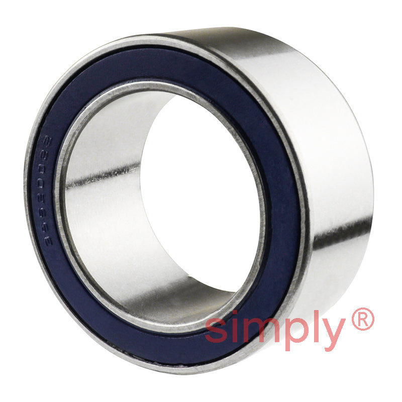 35BG52222DL Major Branded Rubber Sealed Air Conditioner Double Row Deep Groove Ball Bearing 35x52x22mm