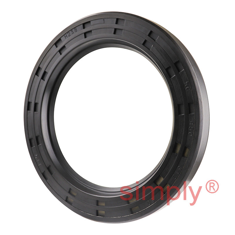 3.12x4.5x0.5 inch Nitrile Rubber Single Lip Rotary Shaft Oil Seal with Garter Spring R21 / SC