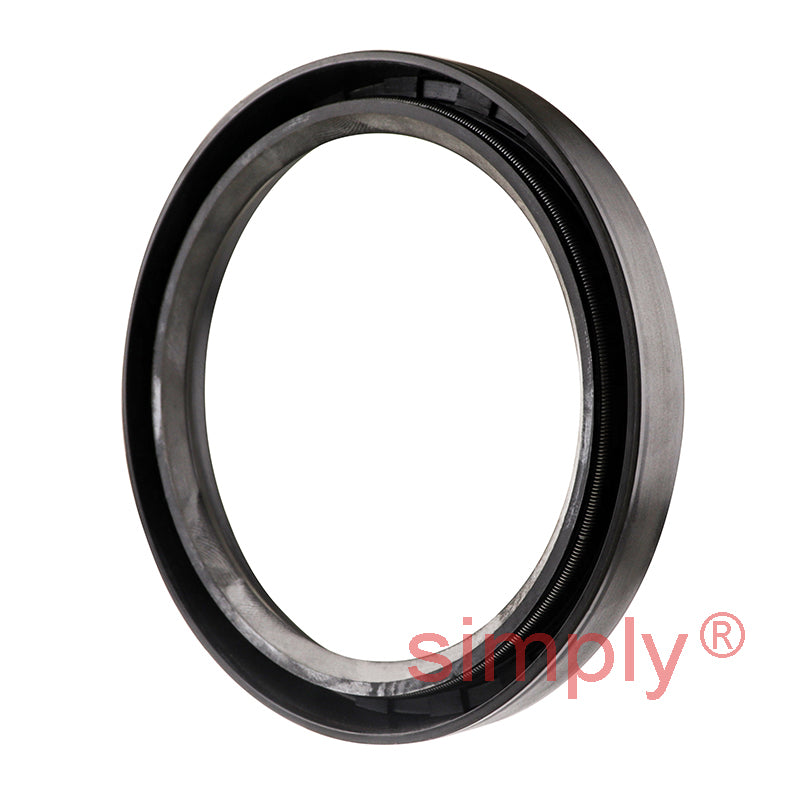 3.25x4.12x0.5 inch Nitrile Rubber Single Lip Rotary Shaft Oil Seal with Garter Spring R21 / SC