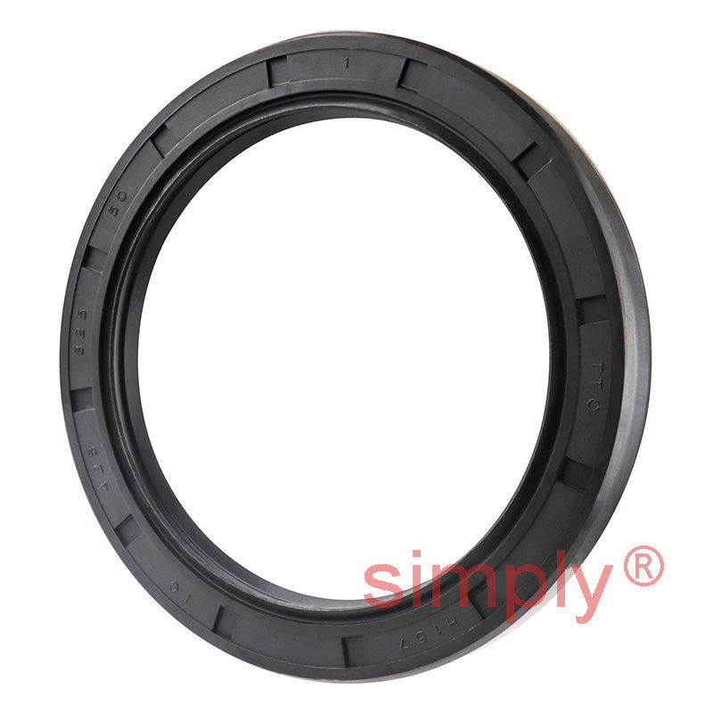 3.25x4.25x0.5 inch Nitrile Rubber Double Lip Rotary Shaft Oil Seal with Garter Spring R23 / TC Style