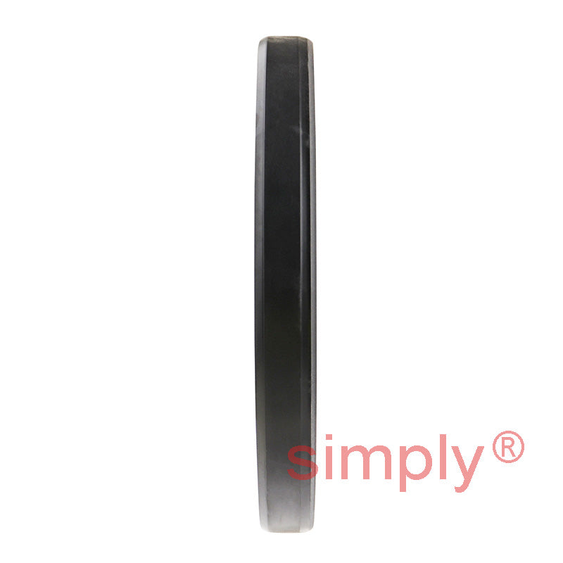 3.43x4.75x0.5 inch Nitrile Rubber Single Lip Rotary Shaft Oil Seal with Garter Spring R21 / SC