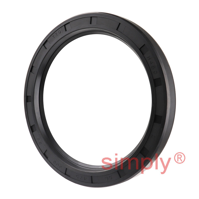 3.68x4.75x0.5 inch Nitrile Rubber Single Lip Rotary Shaft Oil Seal with Garter Spring R21 / SC
