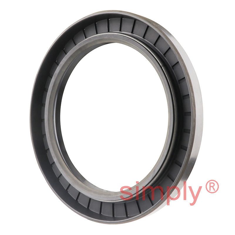 3.68x5.12x0.5 inch Nitrile Rubber Double Lip Rotary Shaft Oil Seal with Garter Spring R23 / TC Style