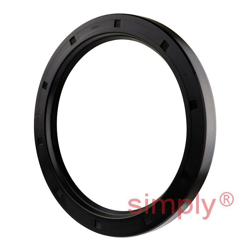 4.25x5.37x0.5 inch Nitrile Rubber Single Lip Rotary Shaft Oil Seal with Garter Spring R21 / SC