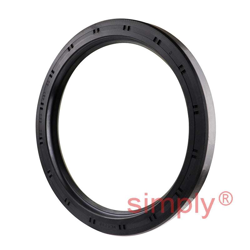 4.37x5.5x0.5 inch Nitrile Rubber Single Lip Rotary Shaft Oil Seal with Garter Spring R21 / SC