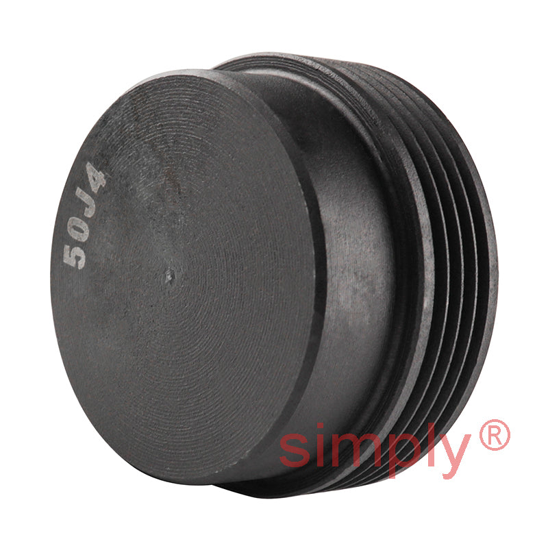 50J04 Unbored Polyvee Belt Pulley 50mm Pitch Diameter 4 Grooves