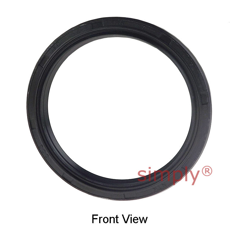 54x66x7mm Nitrile Rubber Double Lip Rotary Shaft Oil Seal with Garter Spring TC / R23